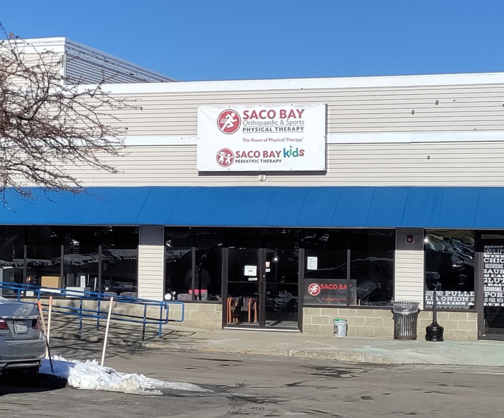 Saco Bay Orthopedic & Sports Physical Therapy moves across the Auburn Plaza