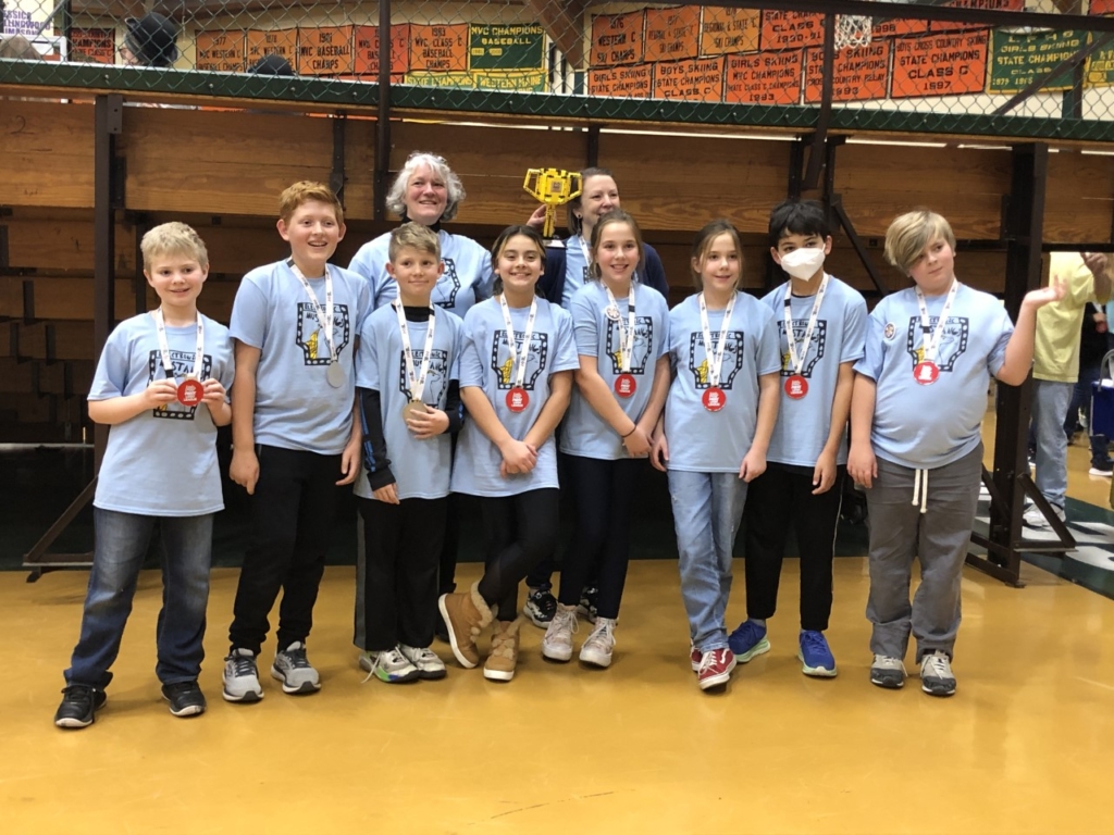 CK Burns’ LEGO Robotics Team Places First for Robot Design at the Maine State Competition