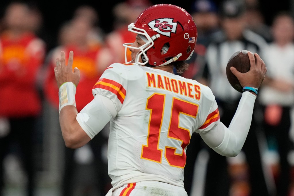 Kansas City Chiefs quarterback Patrick Mahomes is at the height of his  powers