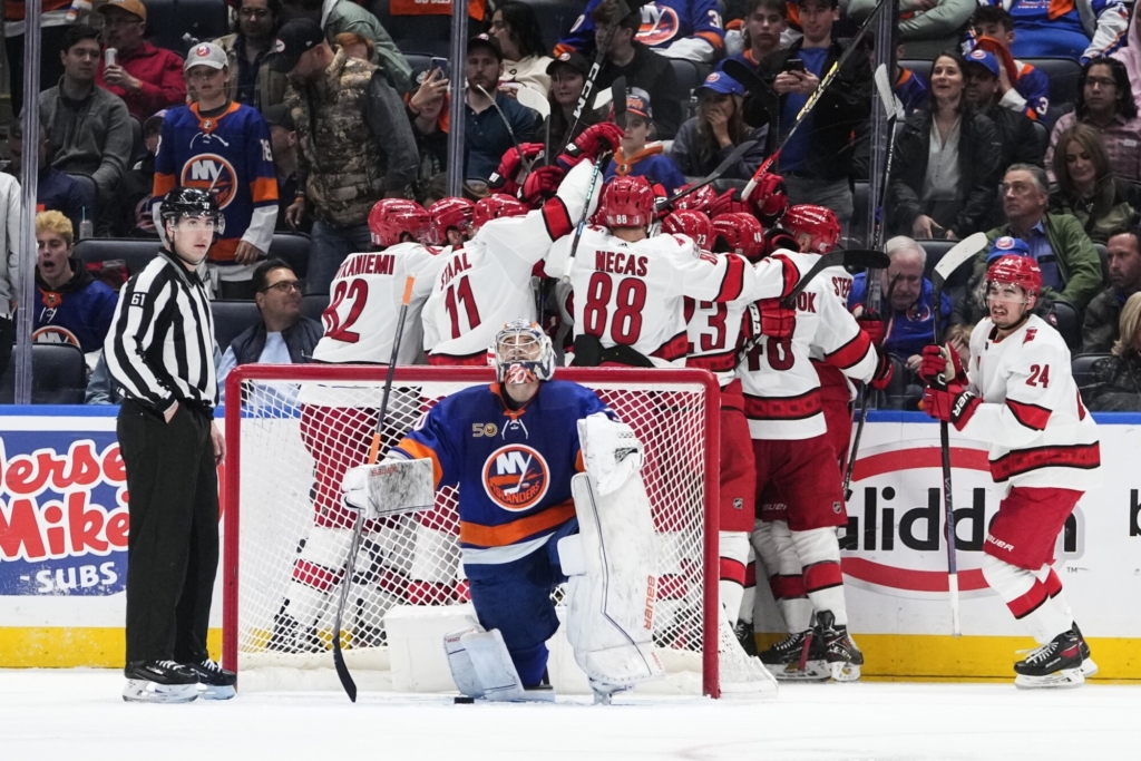 Panthers outlast Hurricanes in 6th-longest game in NHL history