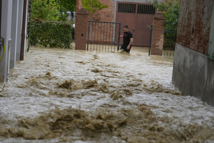 APTOPIX Italy Floods