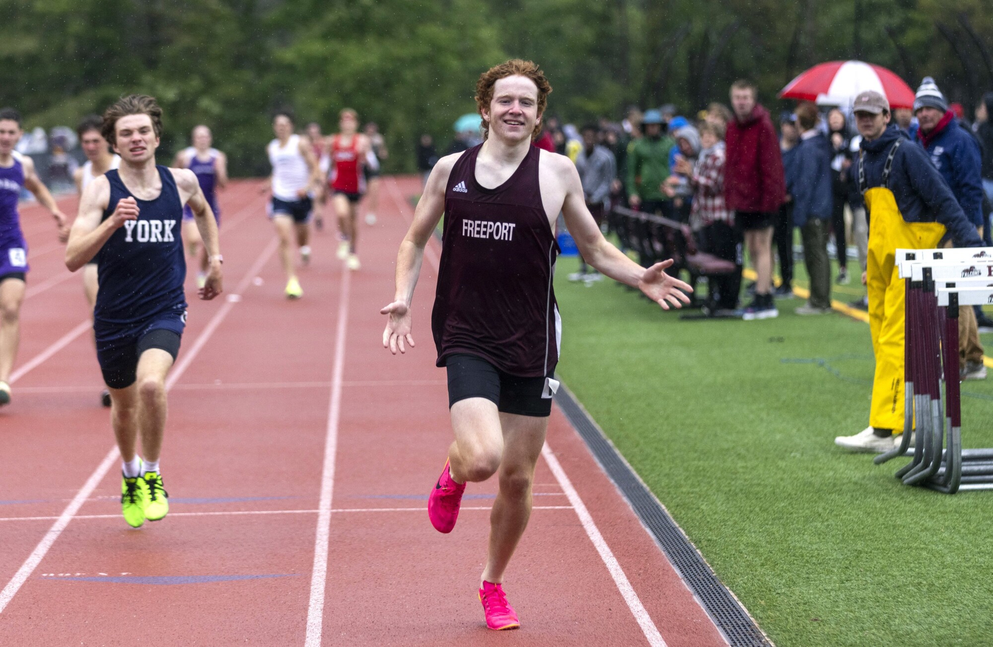 Track And Field: Poland’s Nolan Garey Hurdles To Two Wins At Wet Class ...