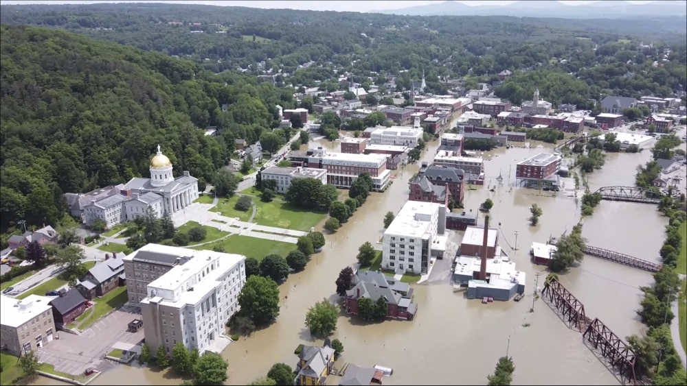 Vermont’s floodwracked capital city ponders a rebuild with one eye on