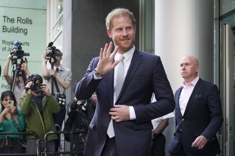 Britain Prince Harry Legal Cases