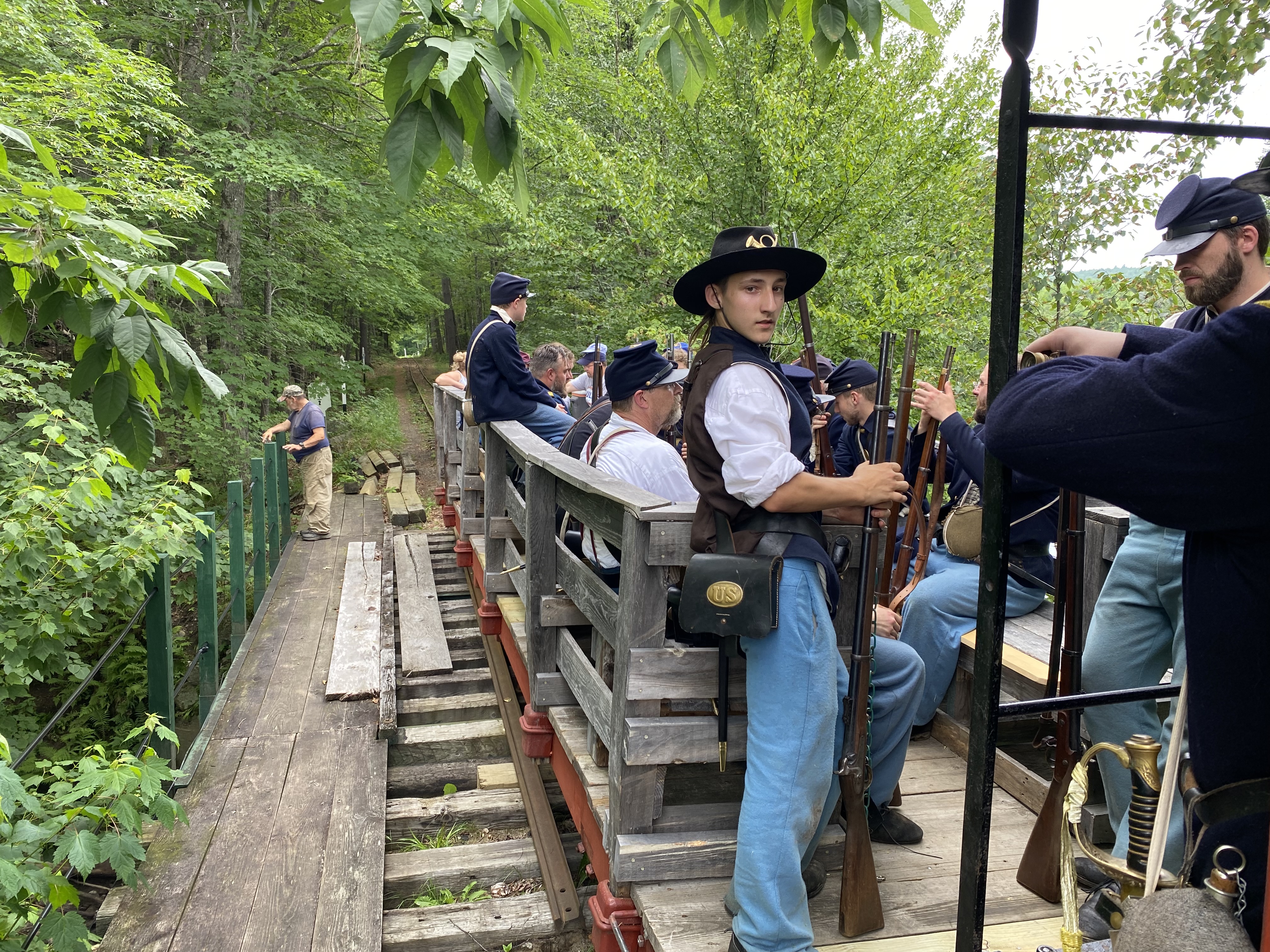 Sandy River Rangeley Lakes Railroad hosts Civil War reenactments - Vimarsana News