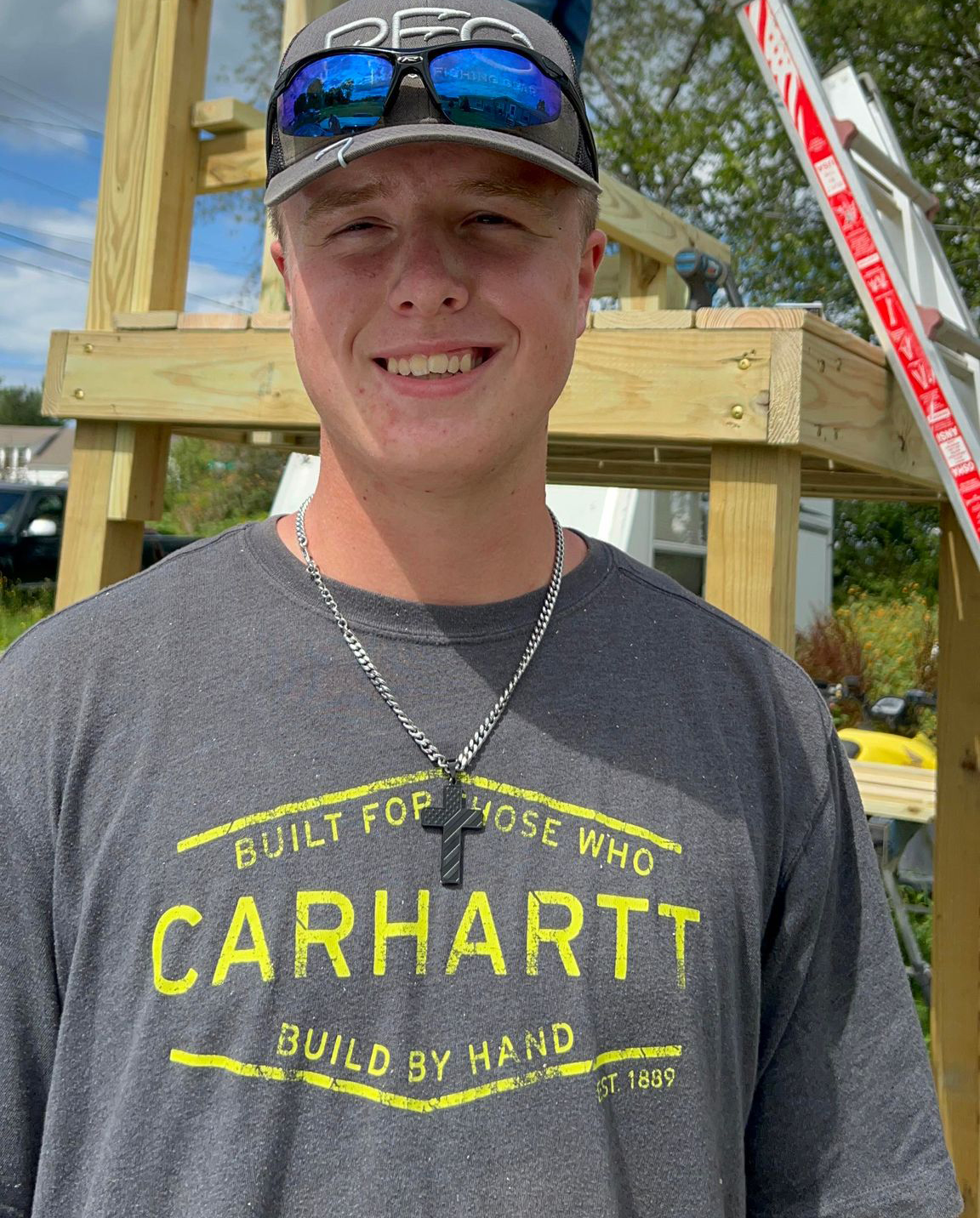 Monmouth teen builds town beach stands as Eagle Scout project