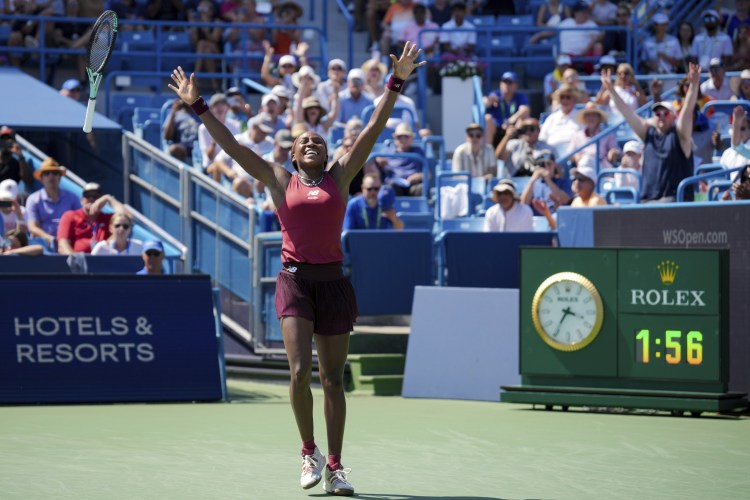 It's kind of crazy, Coco Gauff and I talked about it in doubles