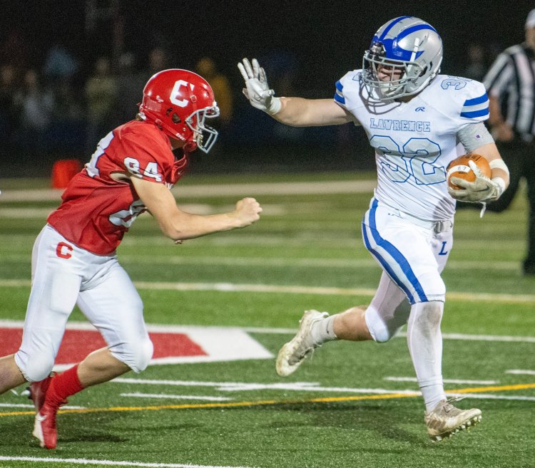  Football: Lawrence ground game overpowers Cony in dominant win 