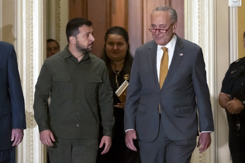 Zelensky makes case to Congress for more war aid as support wavers in House