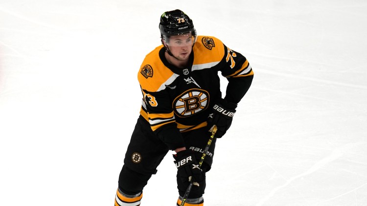Boston Bruins rookie defenseman Charlie McAvoy