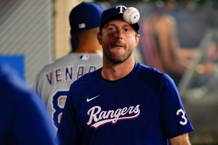 MLB notebook: Max Scherzer says he is ready to pitch for Rangers