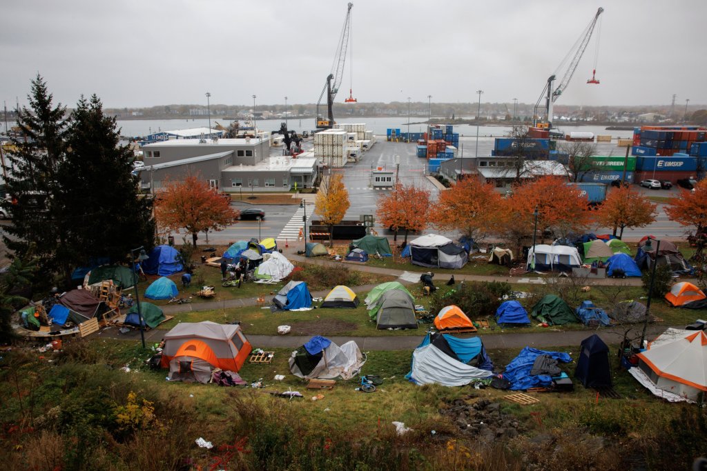 Portland to clear largest homeless encampment on Nov. 1