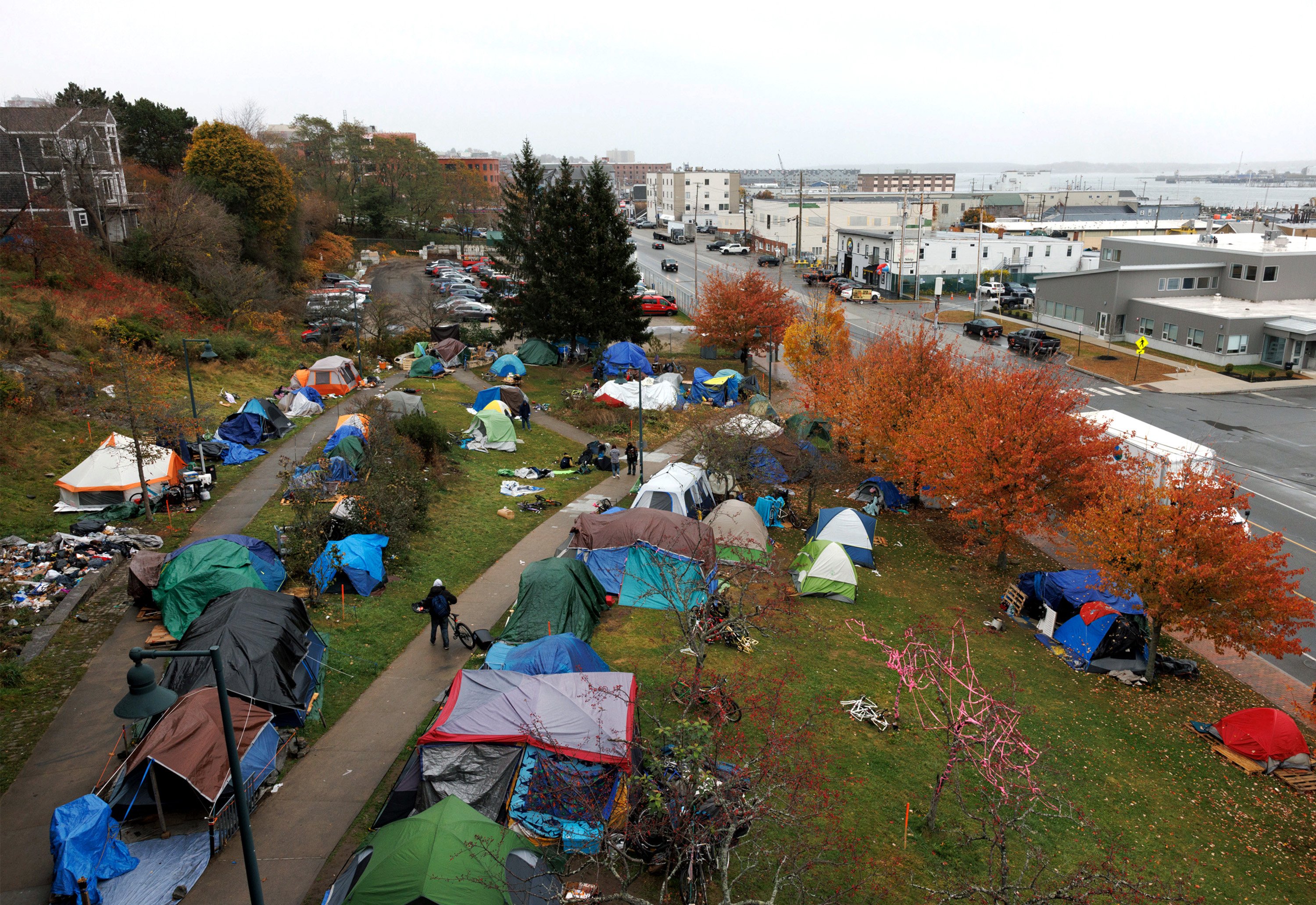 Proposal To Allow Homeless Encampments In Portland Draws Ire From City   37585108 20231109 Encampment 04 