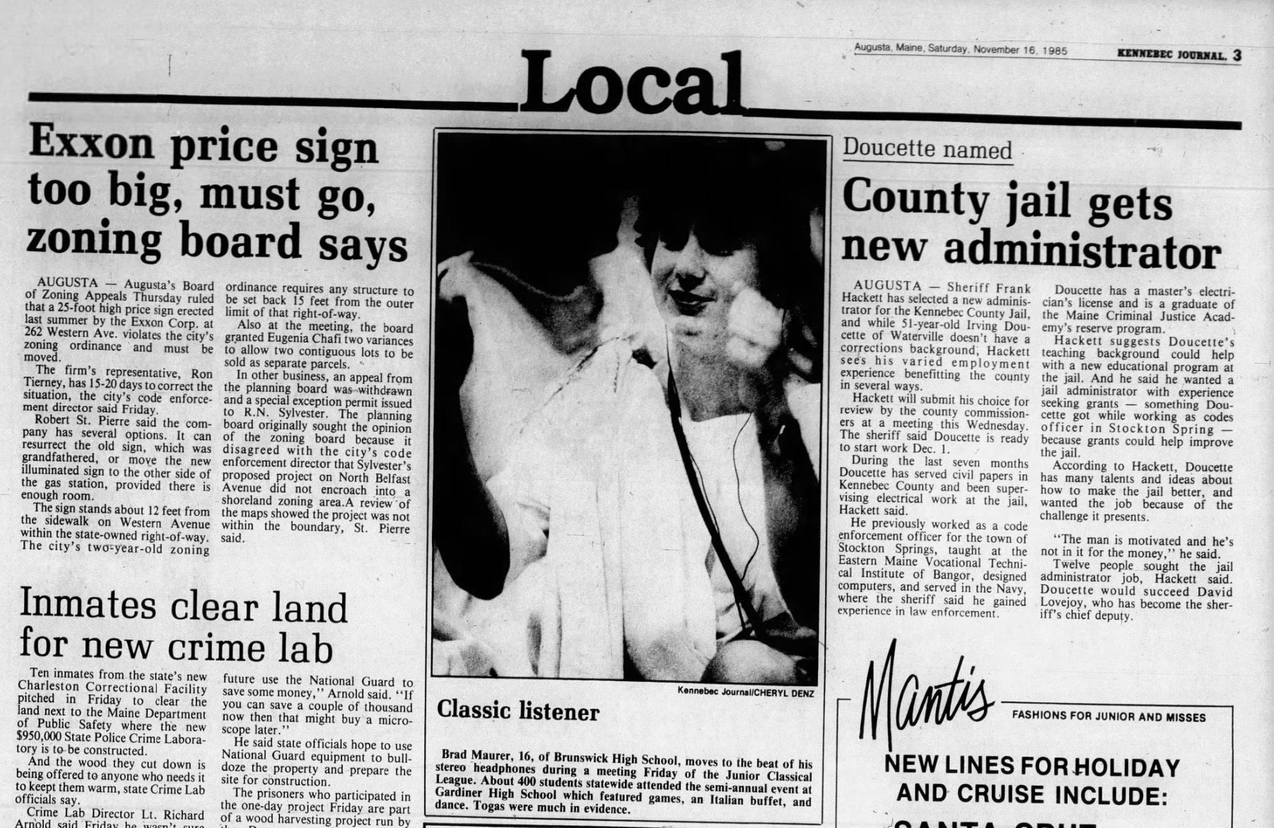 Nov. 16, 1985: Augusta board says 25-foot high Exxon price sign on