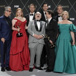 APTOPIX 75th Primetime Emmy Awards - Press Room