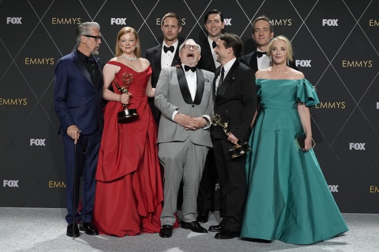 APTOPIX 75th Primetime Emmy Awards - Press Room