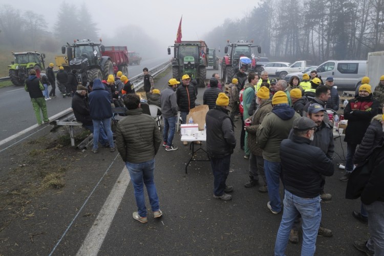 Manifestations des agriculteurs français