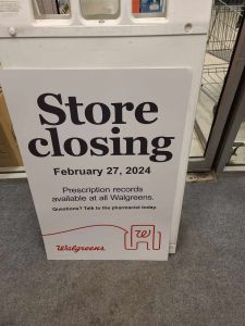 Walgreens closing
