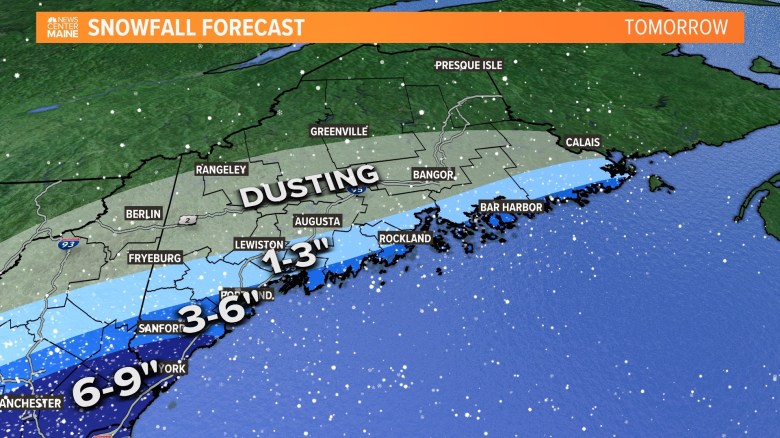 Winter storm Tuesday likely to bring some snow to southern Maine
