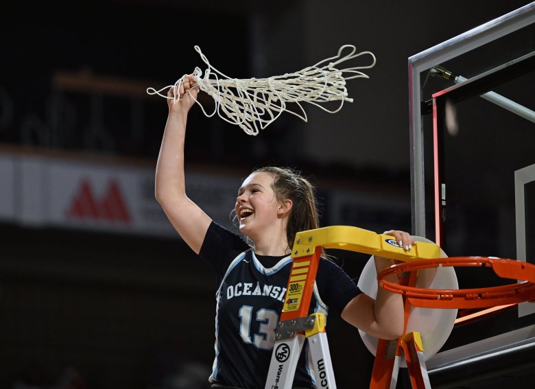 Girls’ basketball: Undefeated Oceanside holds off Old Town to win Class ...