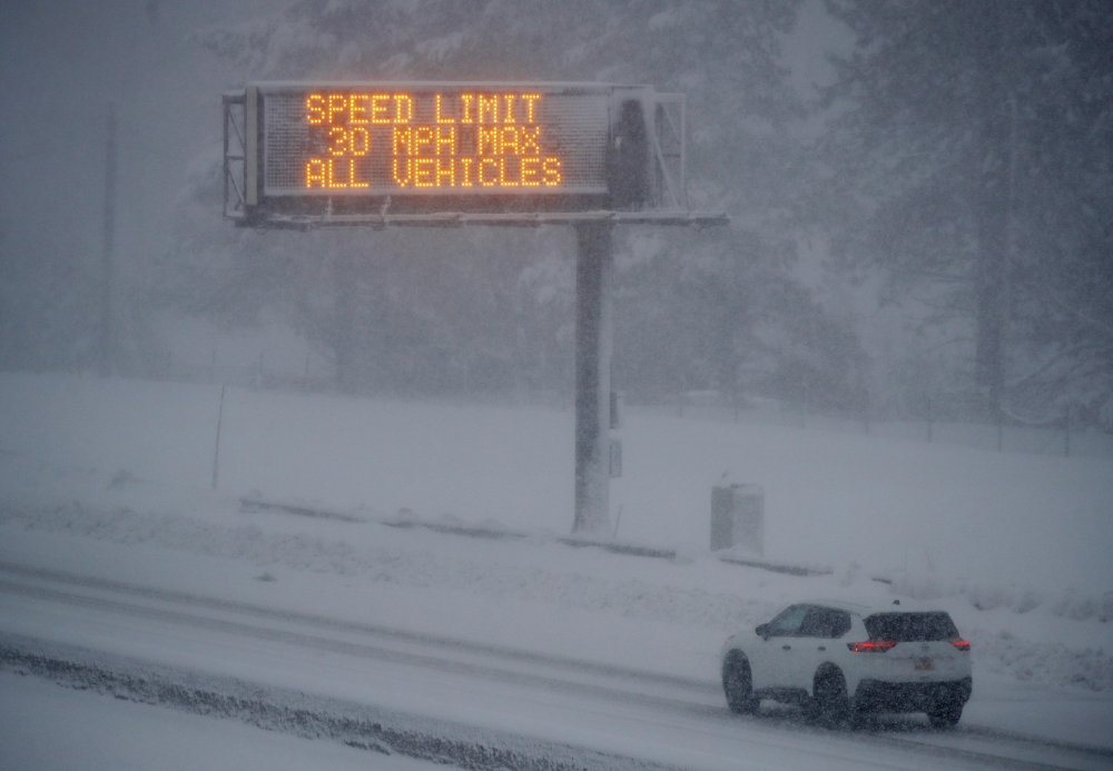 Blizzard ‘as Bad As It Gets’ Hits California, Nevada, With Winds And ...