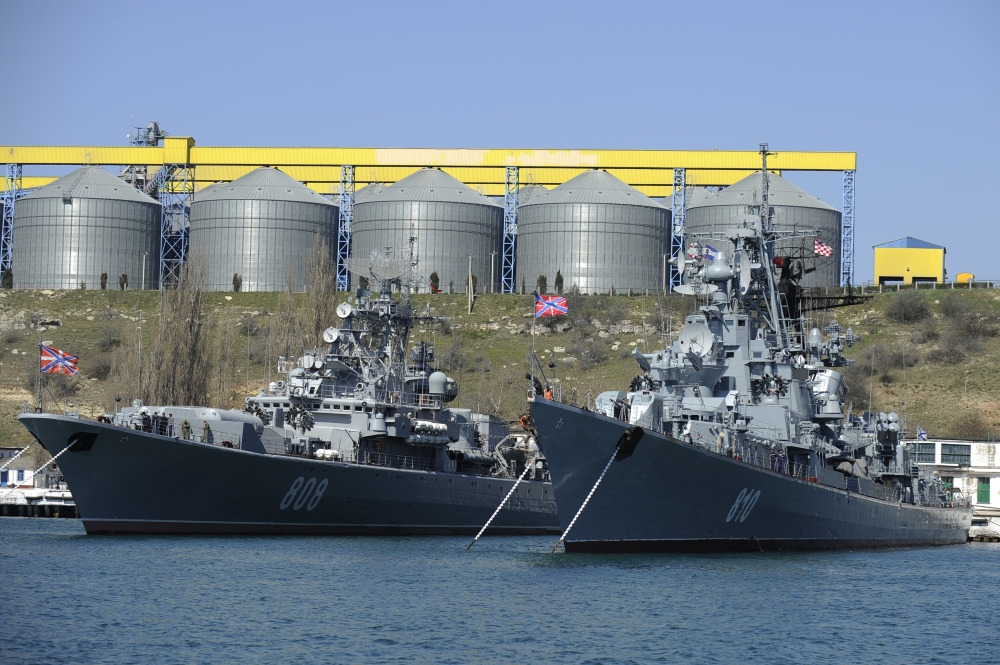 Russia Black Sea Fleet Under Attack