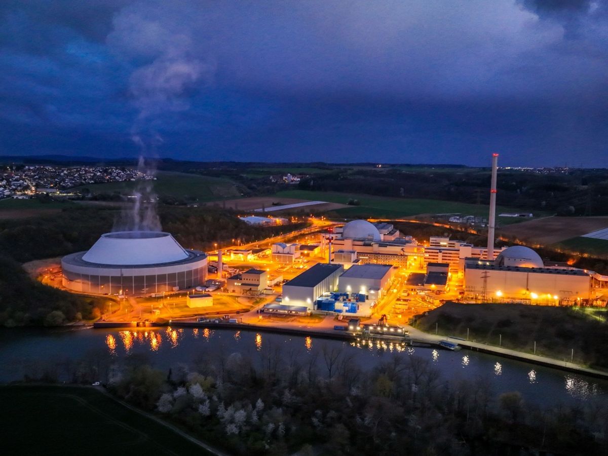 A nuclear power station in Germany.