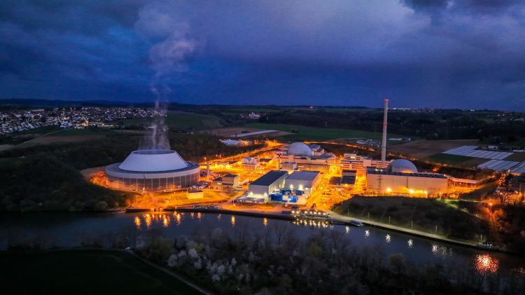 A nuclear power station in Germany.