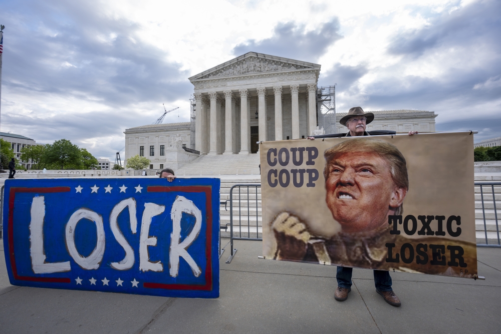 APTOPIX Supreme Court Trump Capitol Riot