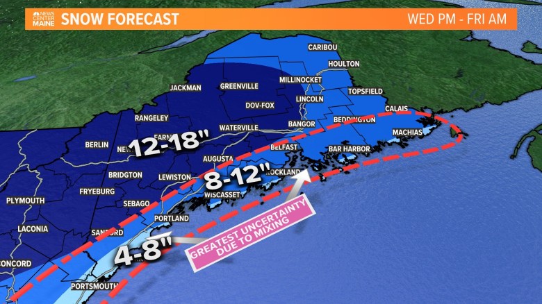 Midweek storm has potential for heavy snow, rain, power outages