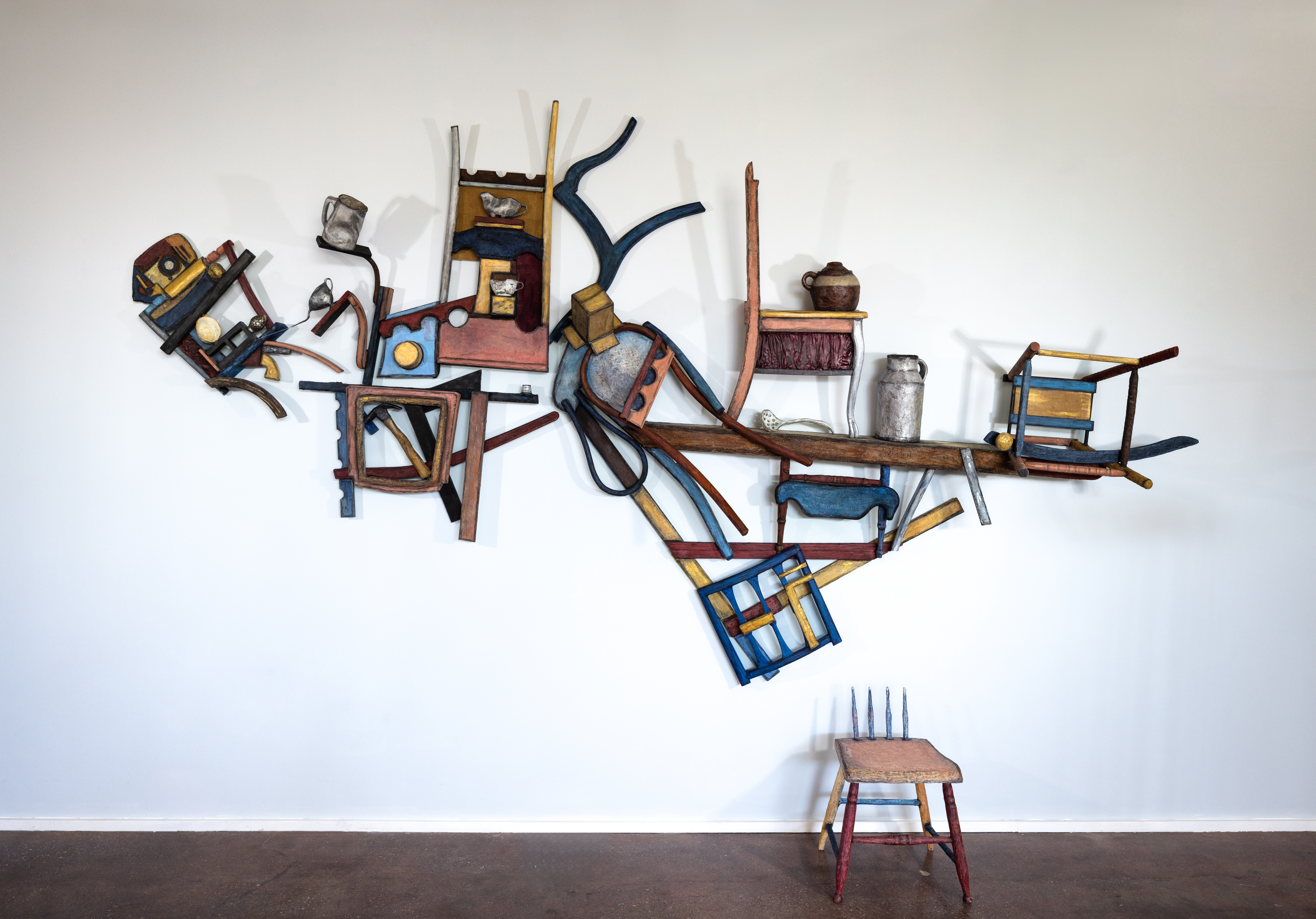 In 2 shows coming to a close, charming wall sculptures and a loose take on mentorship