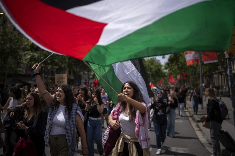 Spain Israel Palestinians Nakba Day