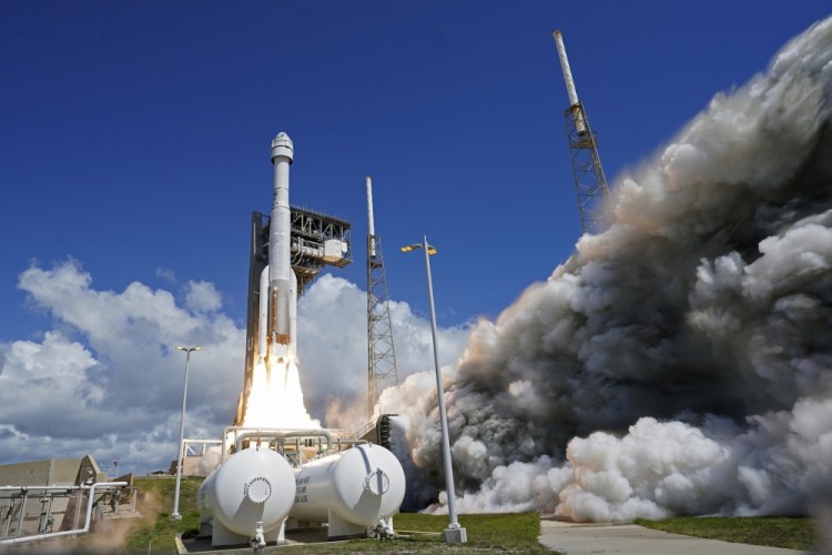 APTOPIX Boeing Astronaut Launch