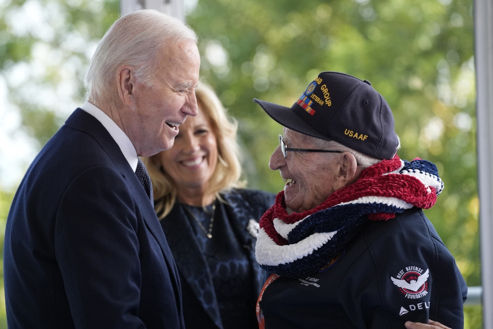 APTOPIX D-Day 80th Anniversary Biden