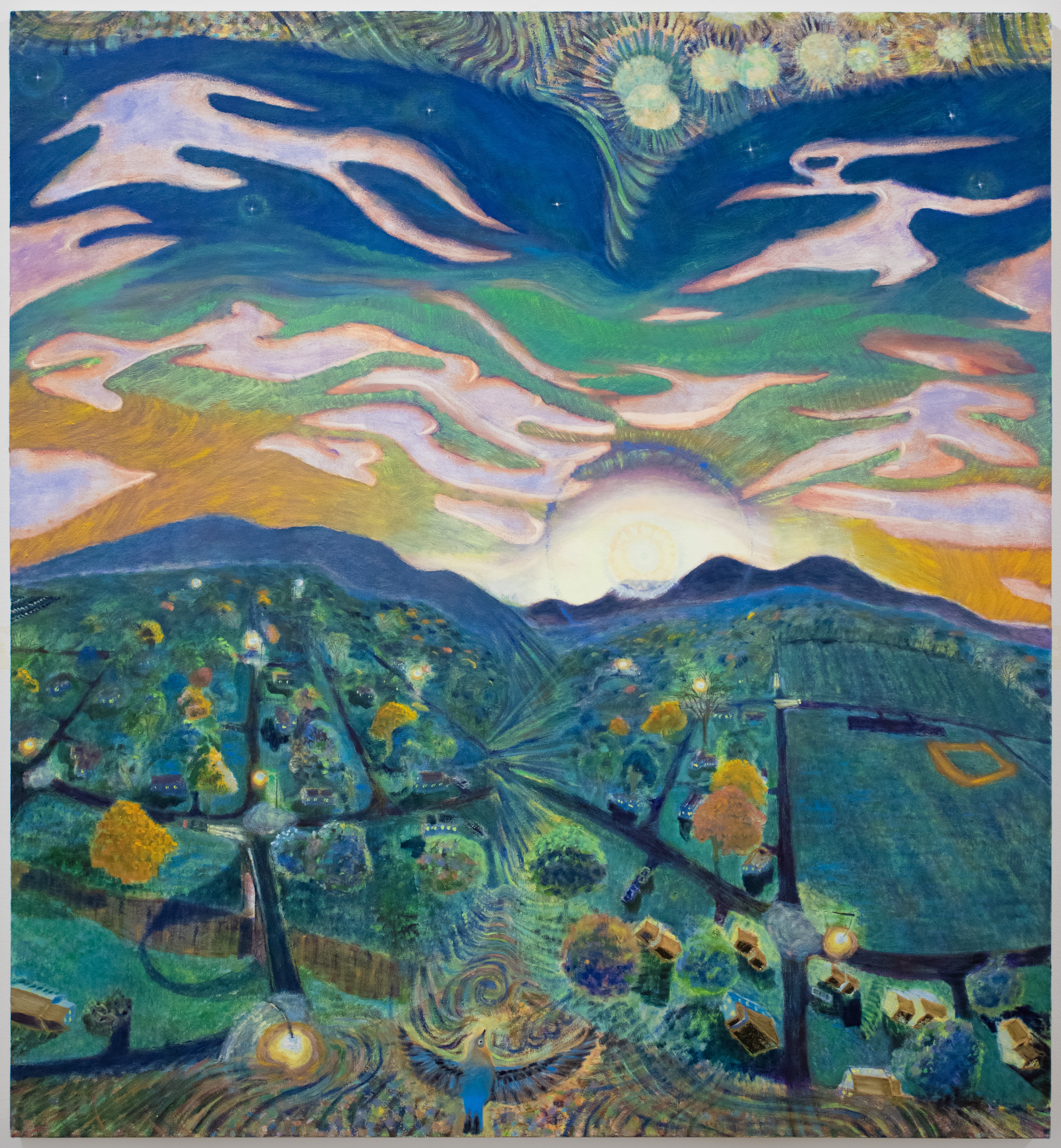 Double feature at Moss Galleries: Otherworldly paintings and creative photographic riffs