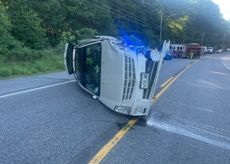 One man injured after SUV collides with dump truck in Topsham