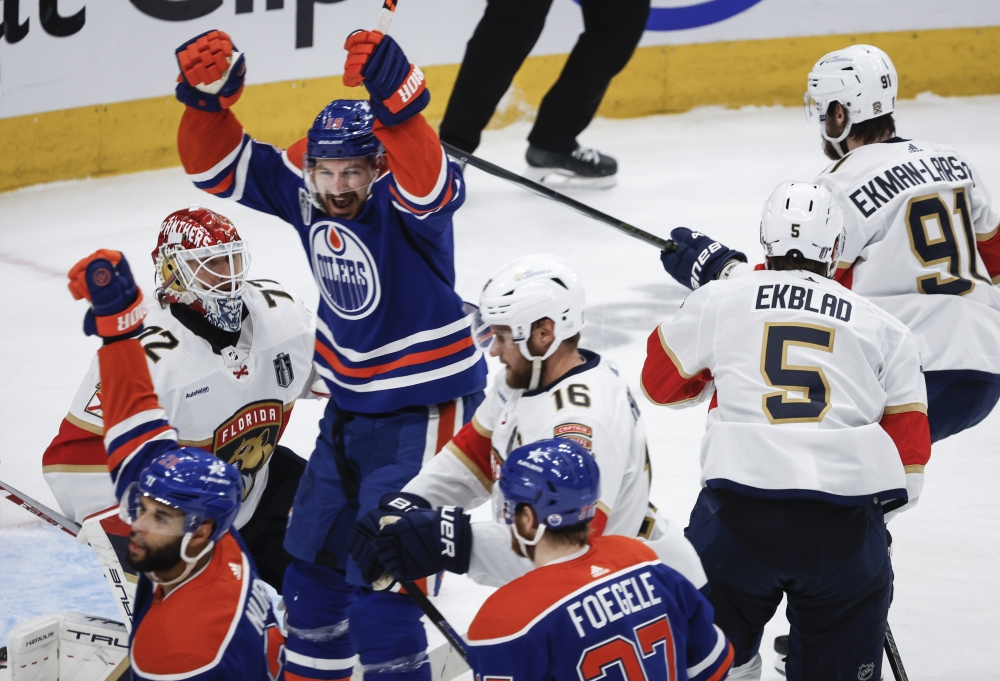 Stanley Cup Panthers Oilers Hockey