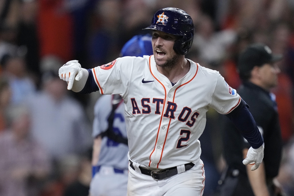 Dodgers Astros Baseball