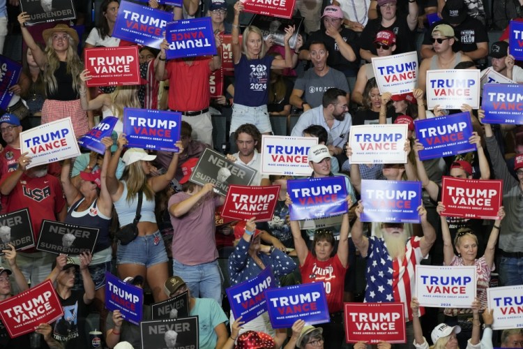 Trump holds first rally after assassination attempt with his new ...