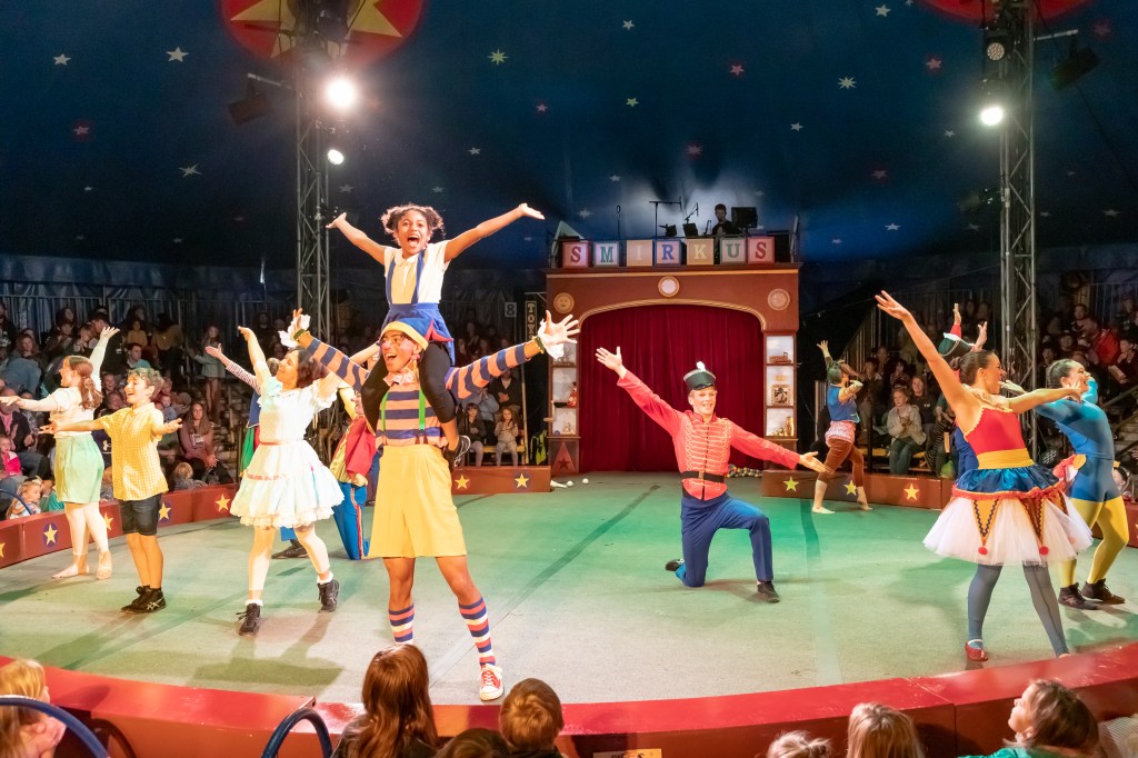 At Circus Smirkus, coming to Maine this month, kids entertain kids