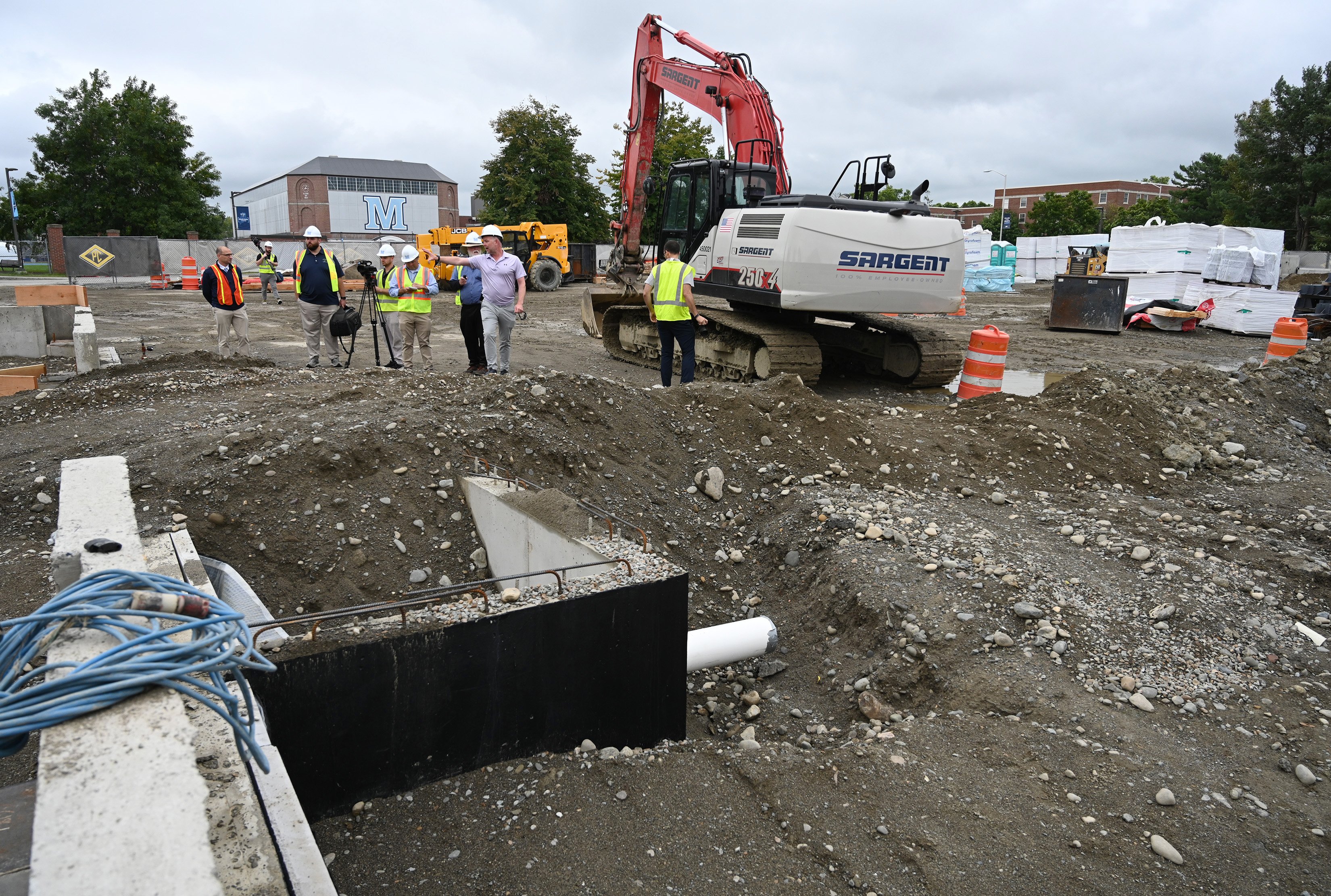 Renovations to UMaine’s Alfond Arena are under way and on schedule