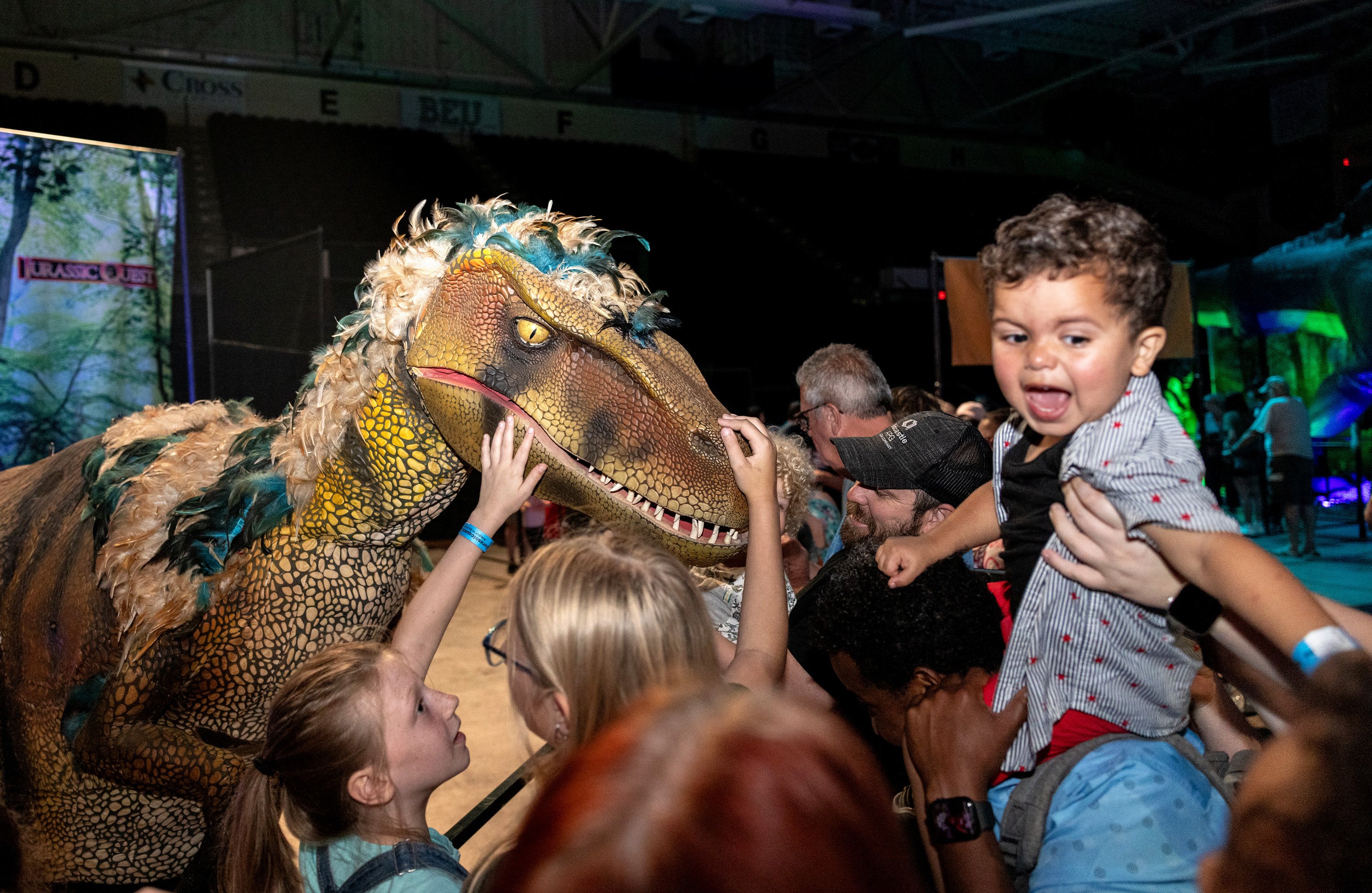 Families dig up prehistoric memories at Jurassic Quest in Portland