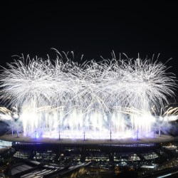 APTOPIX Paris Olympics Closing Ceremony