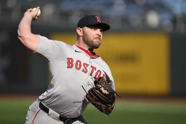 Red Sox Hendriks Baseball