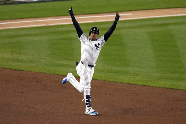APTOPIX ALCS Guardians Yankees Baseball
