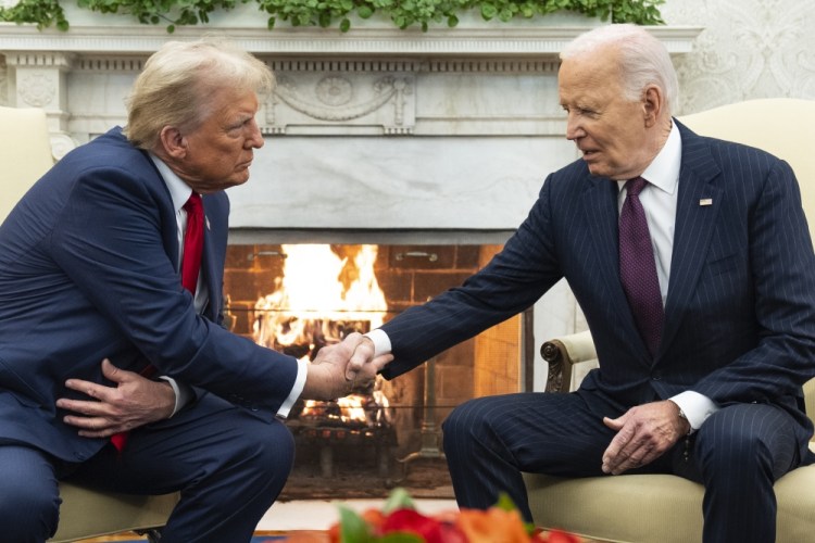 APTOPIX Biden Trump