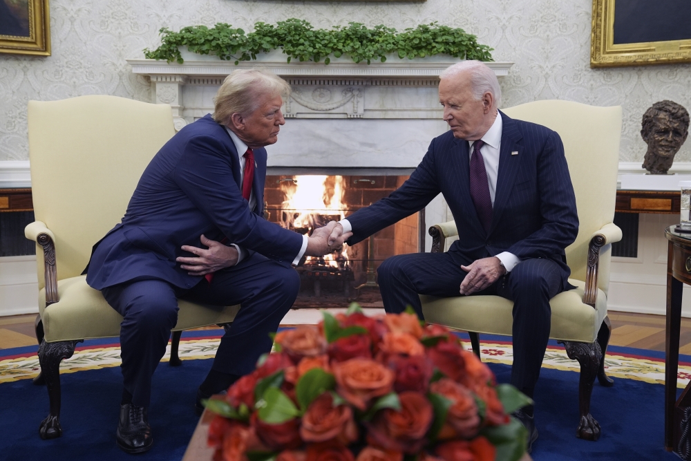 APTOPIX Biden Trump
