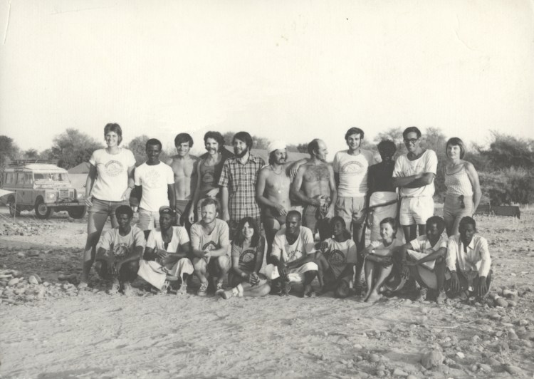 The Hadar research team in Ethiopia in 1974.