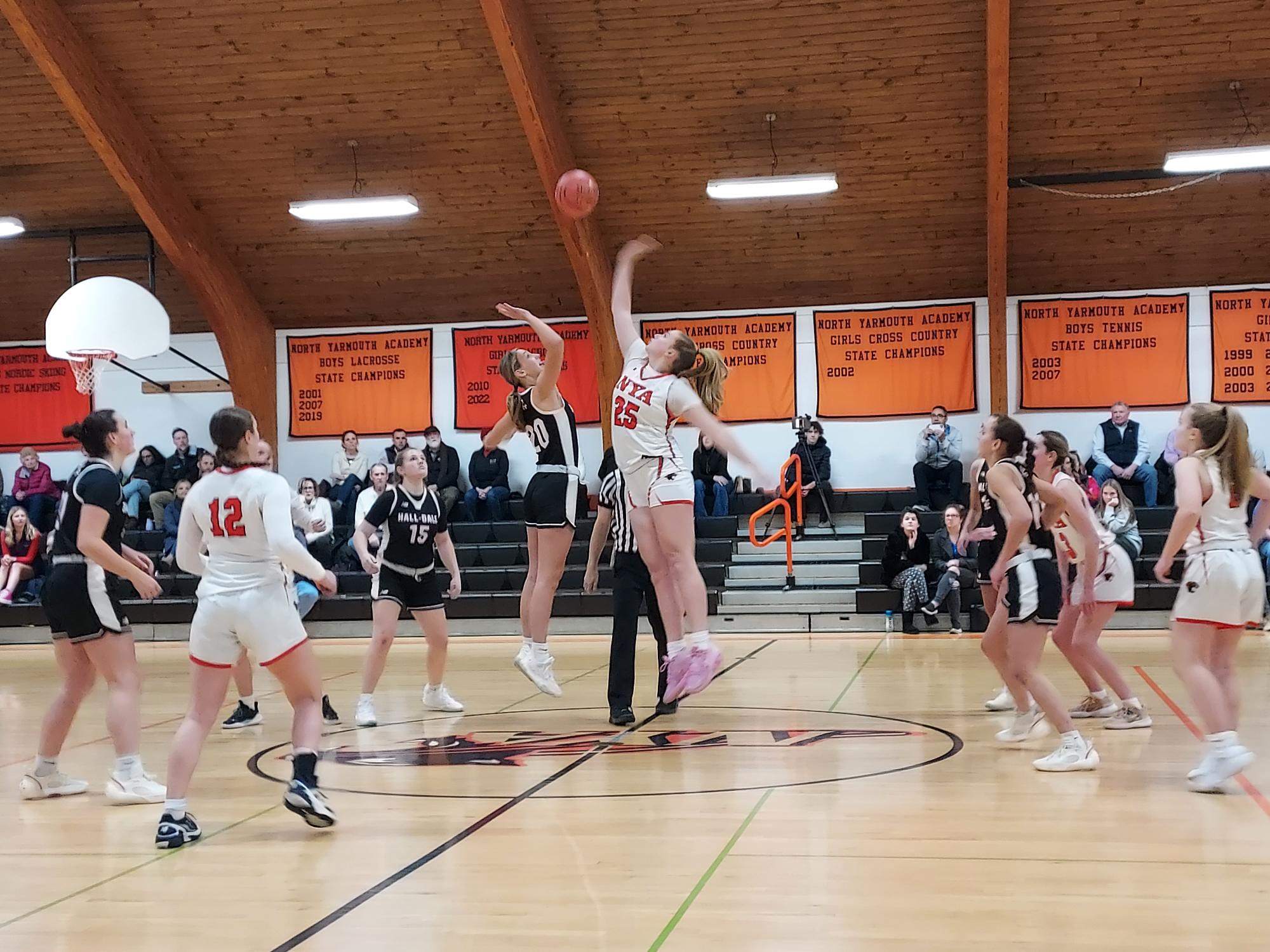 NYA girls fall to Hall-Dale in early season battle