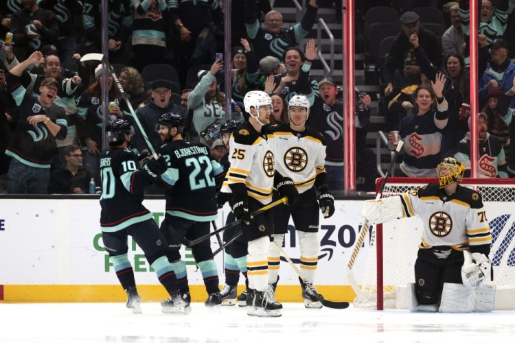 Bruins Kraken Hockey